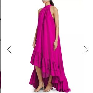 Azeeza Lucas Raw Silk Gown